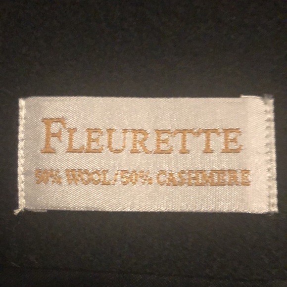 Fleurette black size 12 coat - Picture 5 of 8